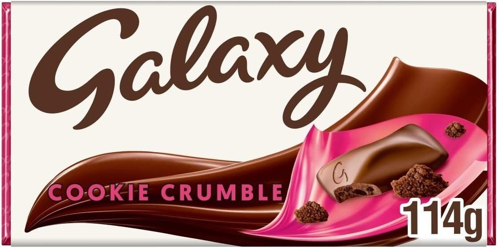 [128404] Galaxy Cookie Crumble Milk Chocolate 114g