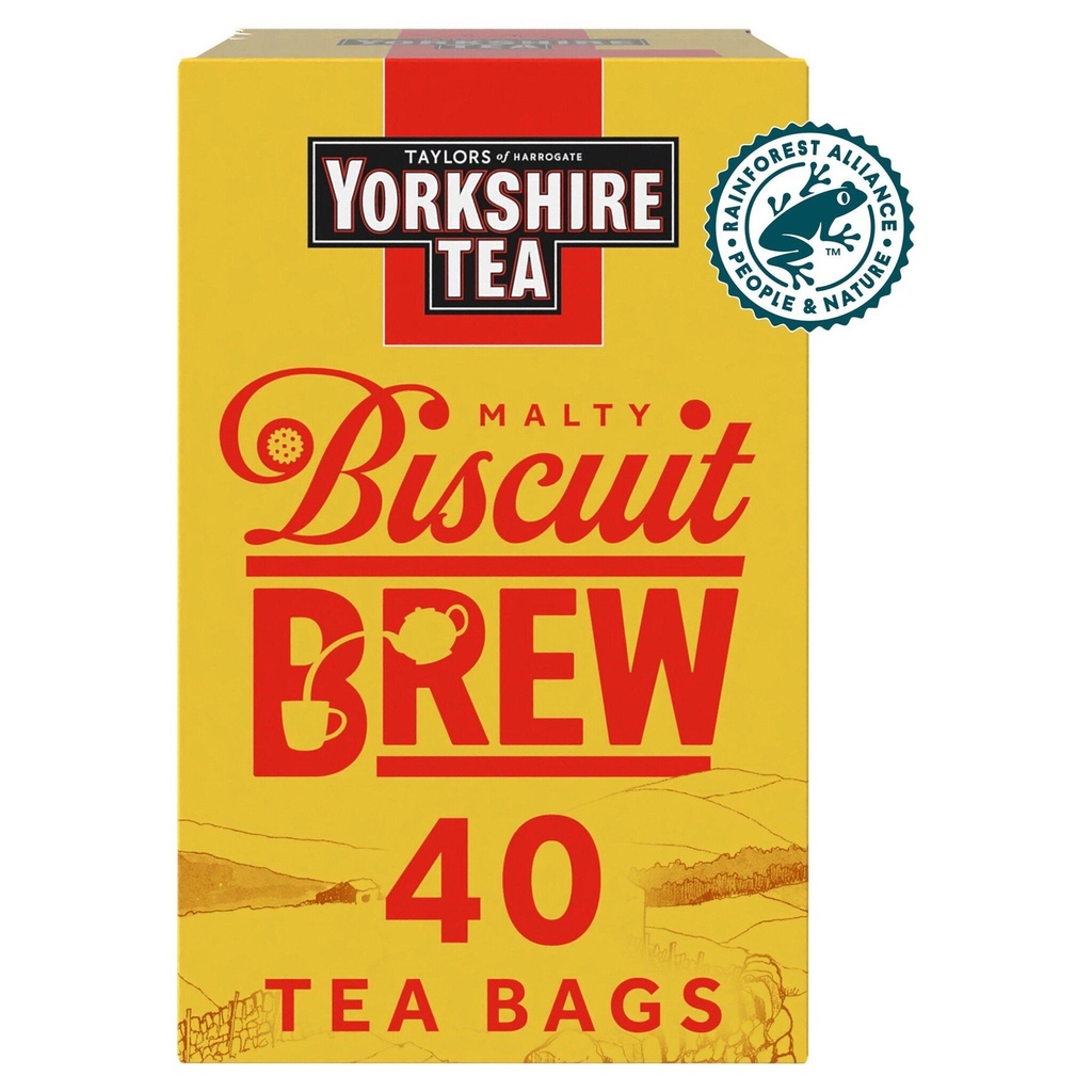 [274346] Yorkshire Tea Biscuit Brew 40 Teabags