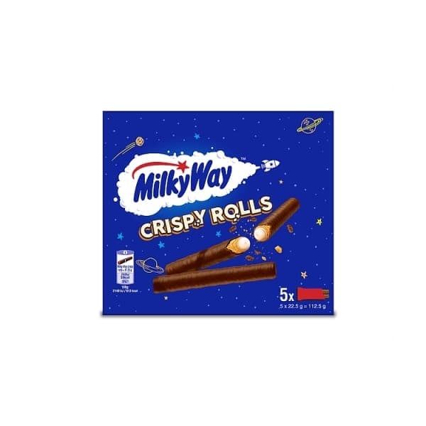 [128068] Milky Way Crispy Rolls 5pk 112.5g