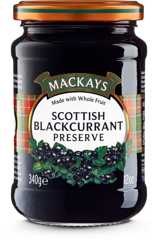 [5355] Mackays Scottish Blackcurrant Preserve 340g