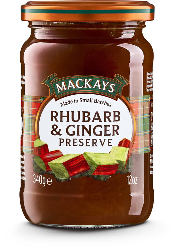 Mackays Rhubarb & Ginger Preserve 340g