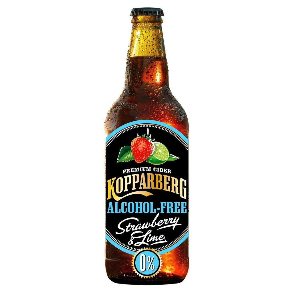 Kopparberg Cider Alcohol Free Strawberry & Lime 500ml