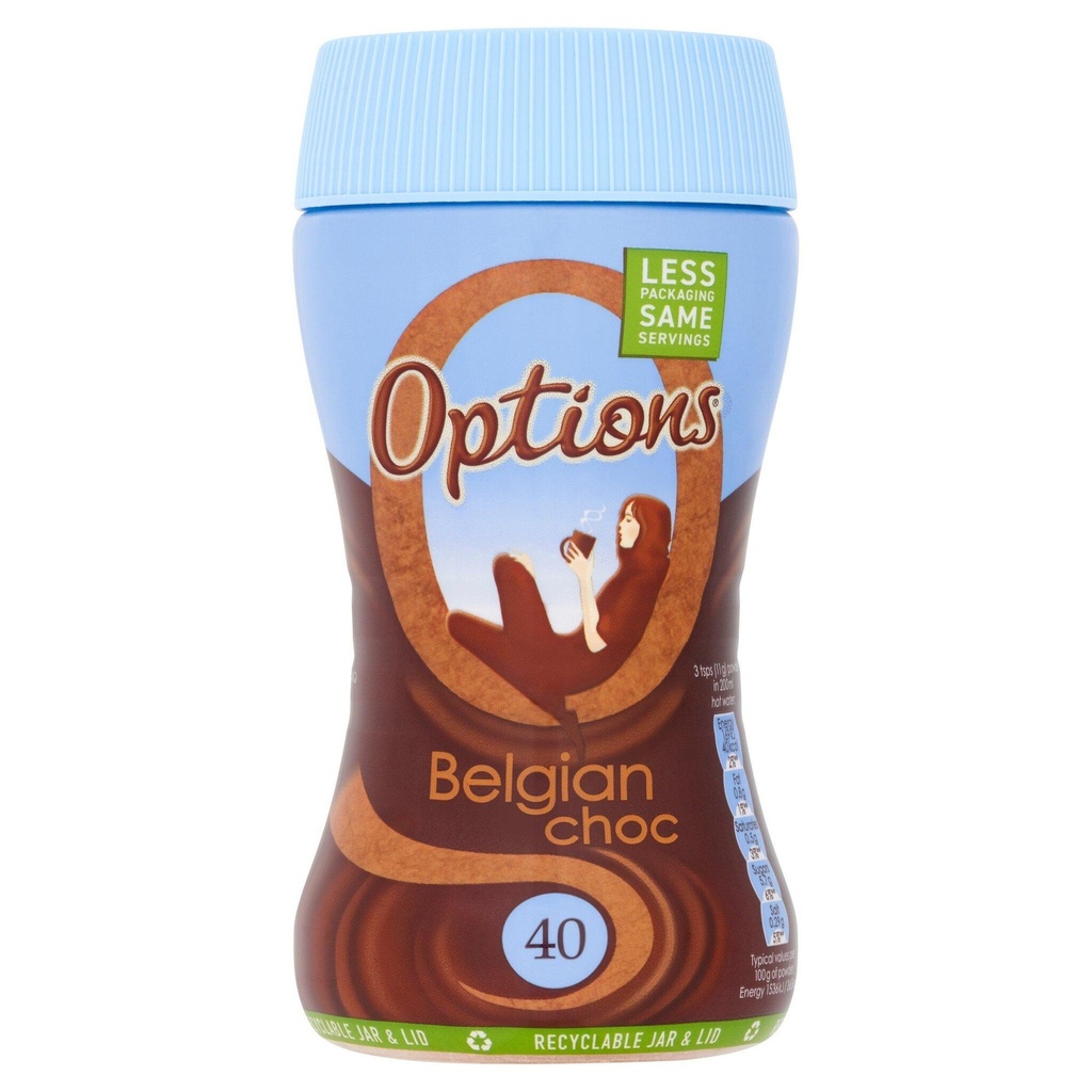 [116138] Options Belgian Choc 220g