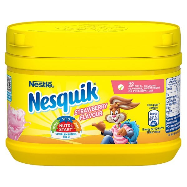 [25716] Nesquik Strawberry Milkshake Powder 300g