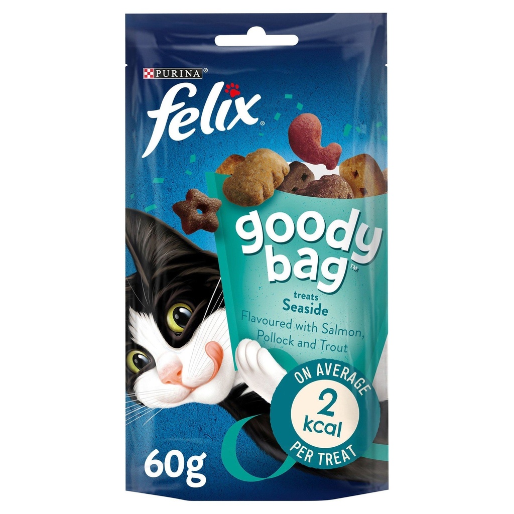 [123366] Felix Goody Bag Cat Treats Seaside Mix 60g