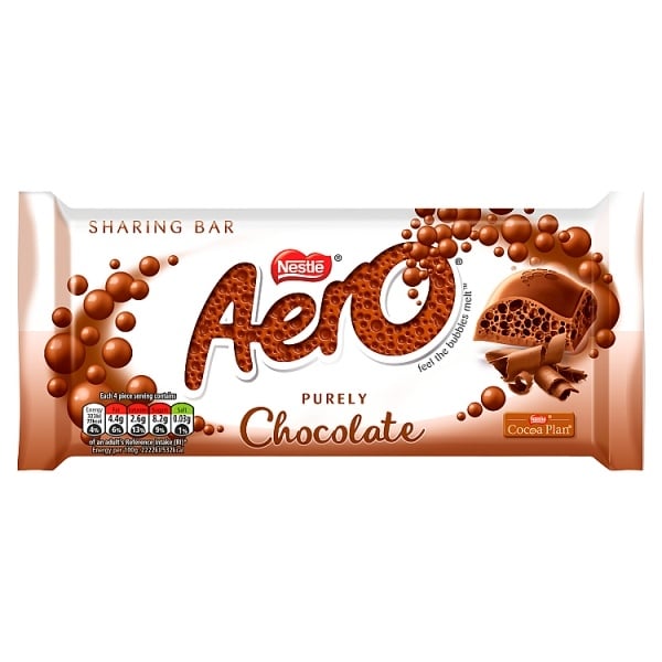 [183827] Aero Bubbly Chocolate Sharing Bar 90g