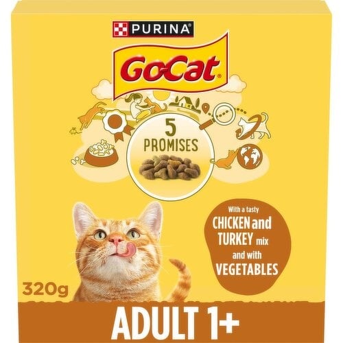 [118140] Go Cat Turkey & Chicken 320g