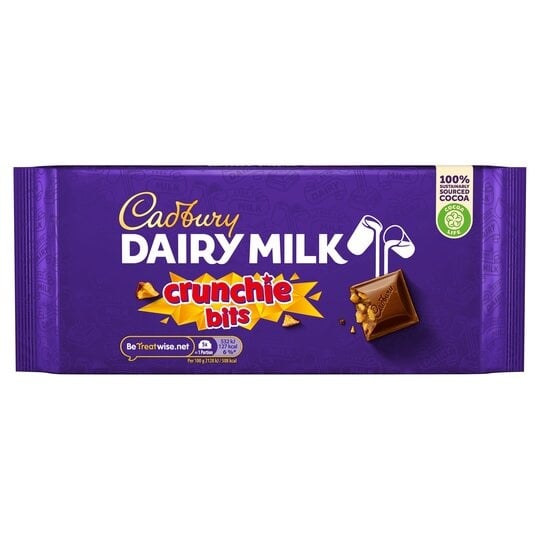 [106941] Cadbury Dairy Milk with Crunchie 180g