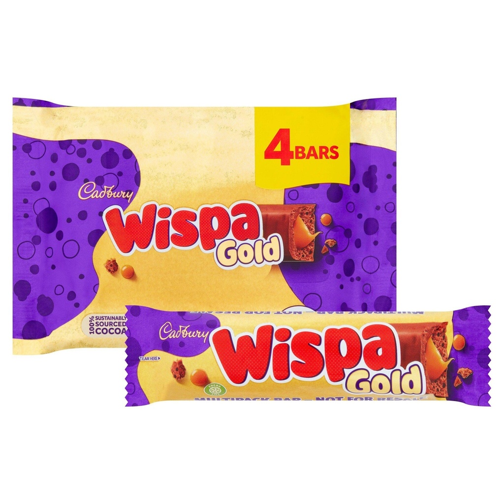 Cadbury Wispa Gold 4pk 153g