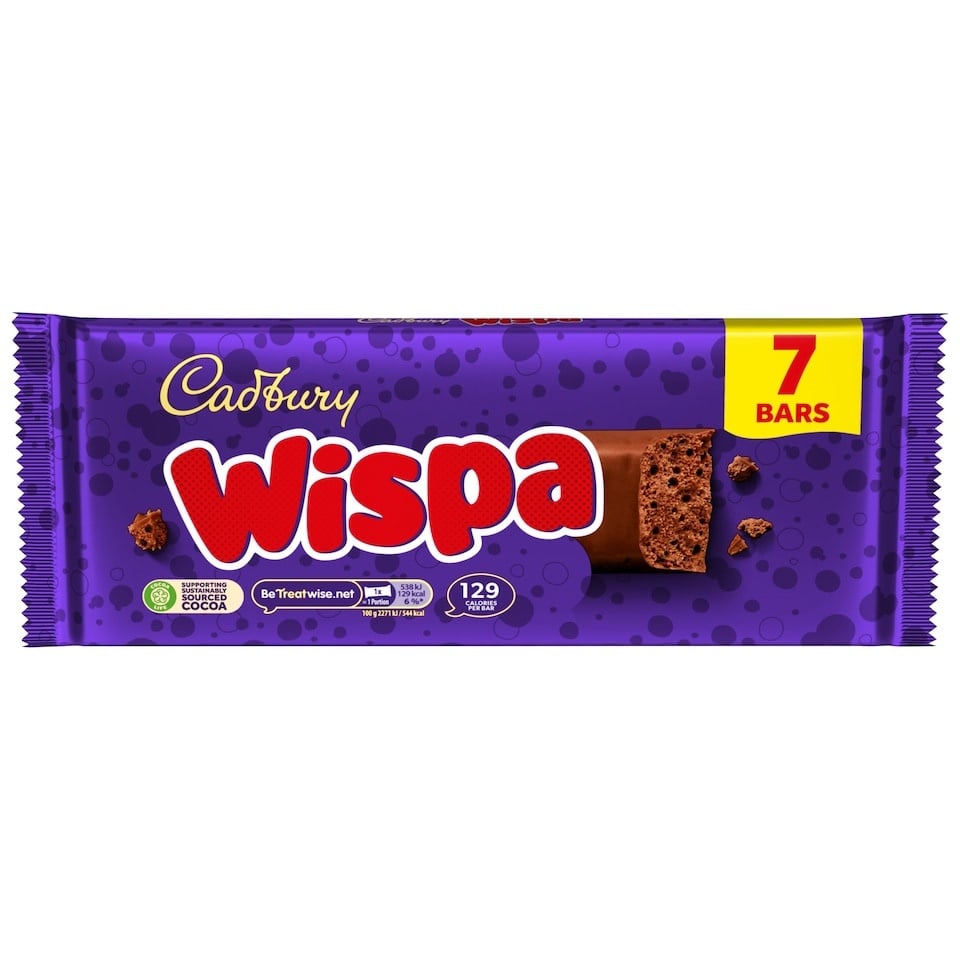 Cadbury Wispa Snacksize 7pk 165g