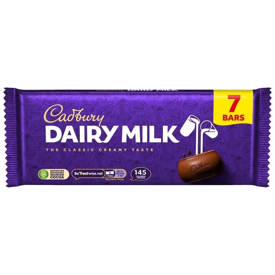 Cadbury Dairy Milk 7pk 190g