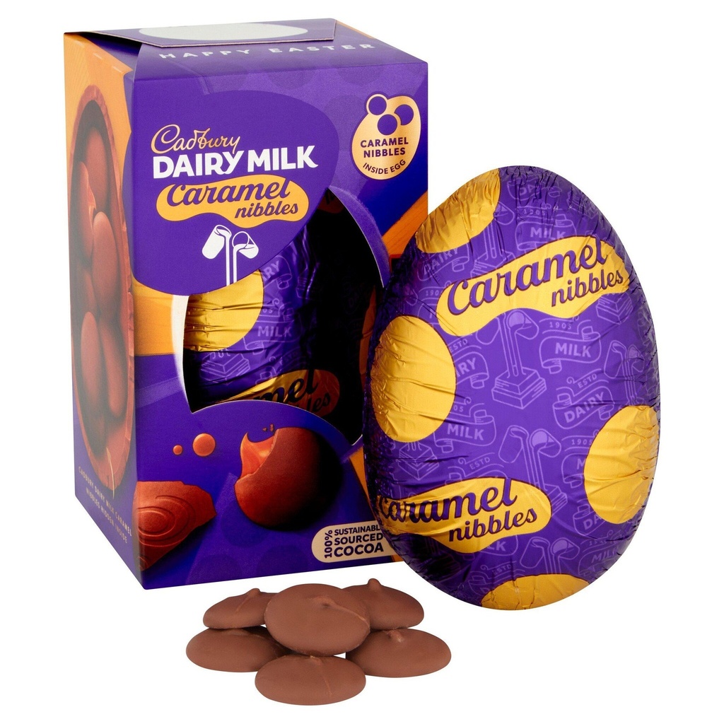 [300022] Cadbury Dairy Milk Caramel Nibbles Easter Egg 88g