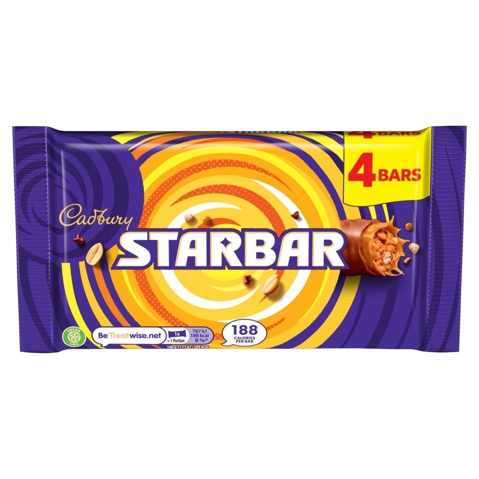 Cadbury Starbar Bar 4pk
