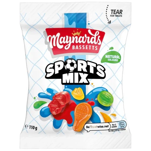 Maynards Bassetts Sports Mix Bag 110g