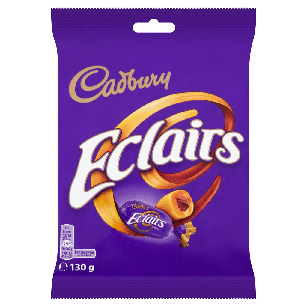 Cadburys Chocolate Eclairs Bag 130g