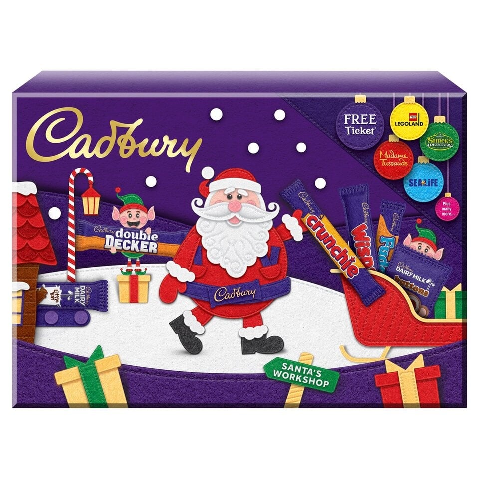 Cadbury Medium Santa Chocolate Selection Box 125g