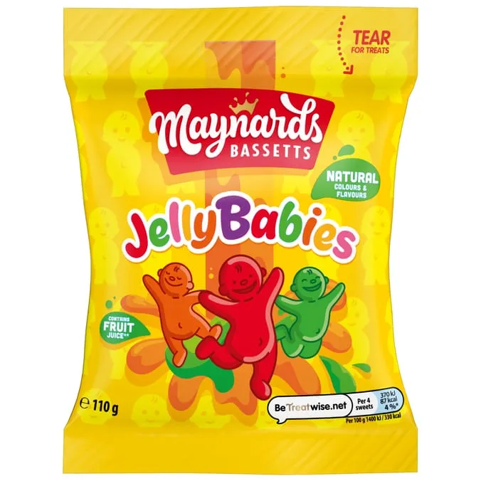 [185084] Maynards Bassetts Jelly Babies 110g