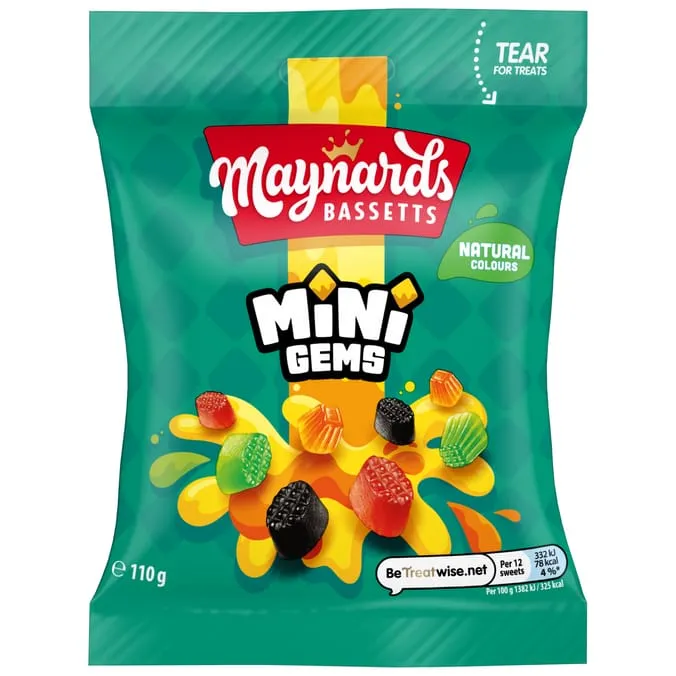 [185086] Maynards Bassetts Midget Gems 110g