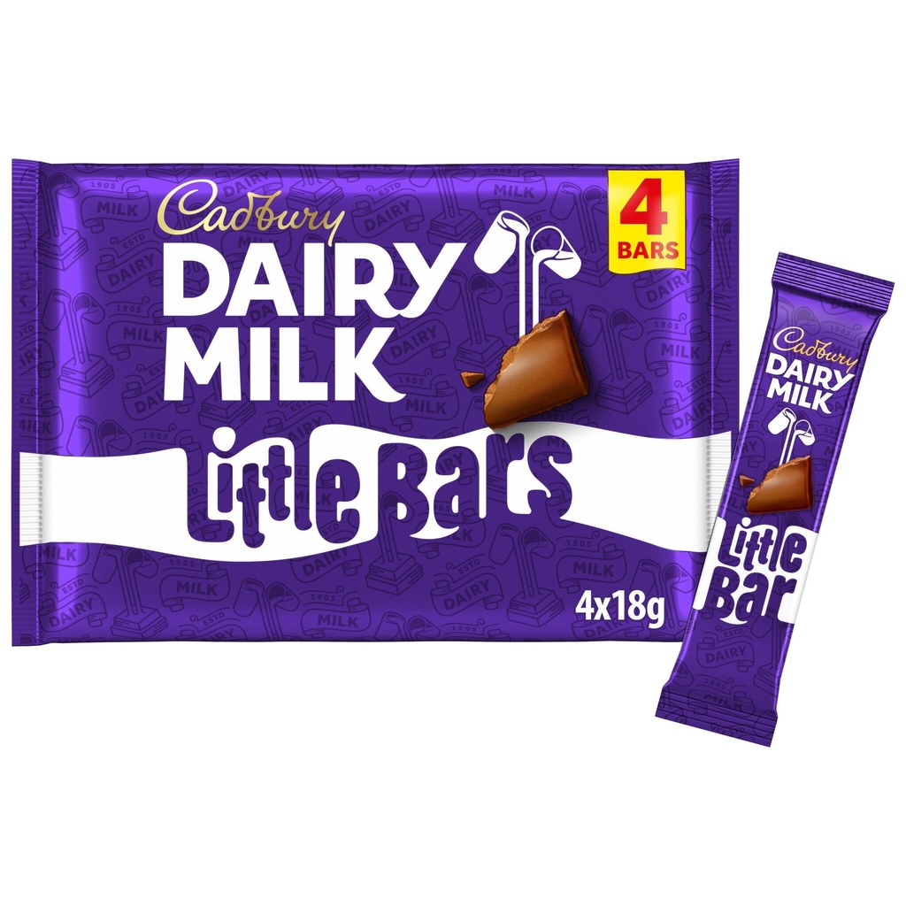 [45548] Cadbury Dairy Milk Little Bars 4pk