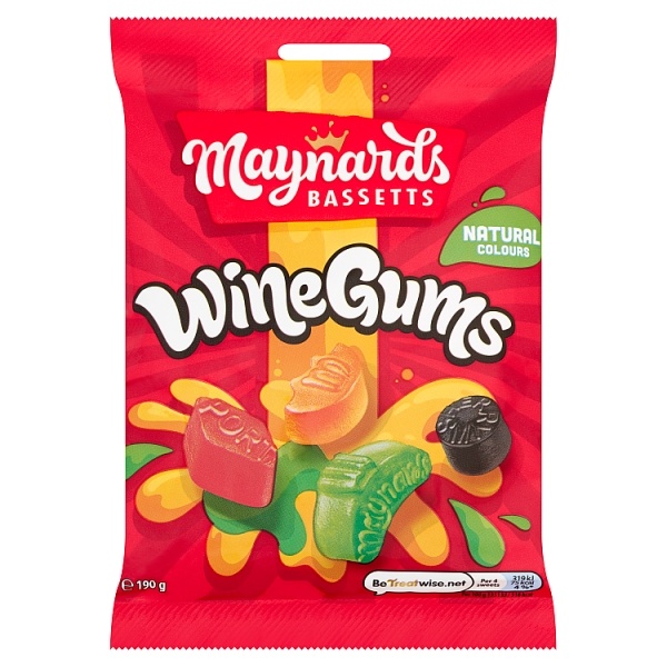 [185088] Maynards Bassetts Wine Gums Bag 130g