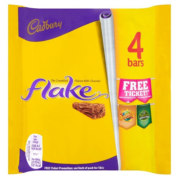 [968092] Cadbury Flake 4 Pk 80g