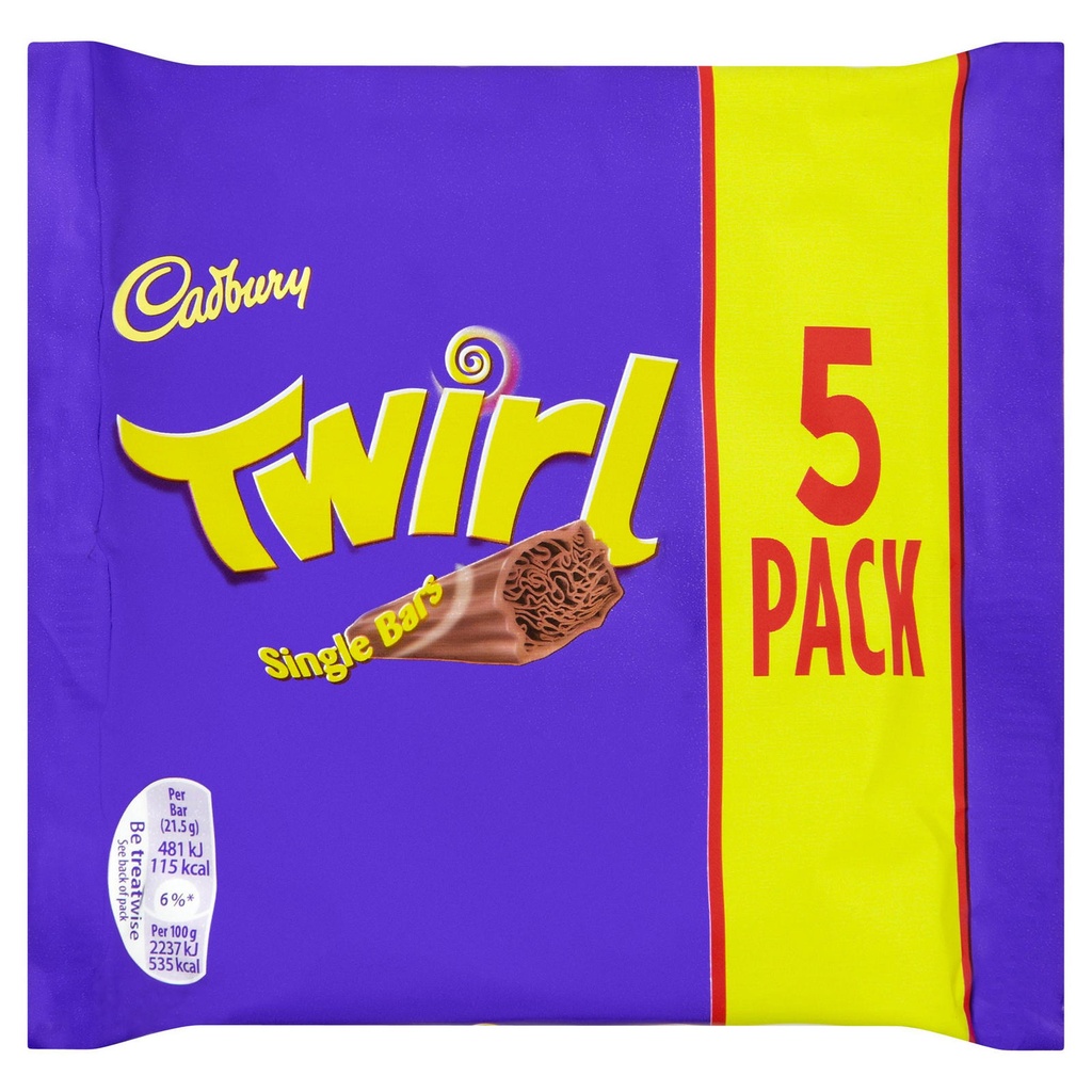 [273788] Cadbury Twirl 5pk 108g