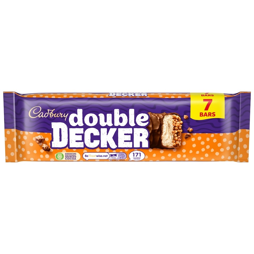 [182496] Cadbury Double Decker 7pk 261g