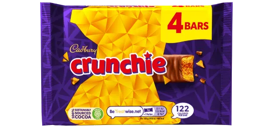 Cadbury Crunchie 4pk 104g