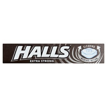 [120559] Halls Extra Strong Menthol Sweets 33.5g