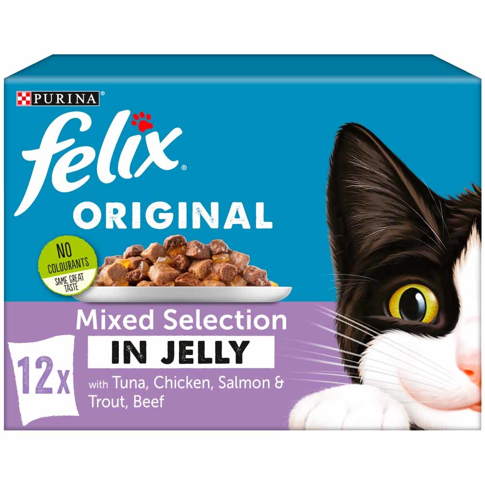 [124905] Felix Cat Food Favourites Selection in Jelly 12 x 100g