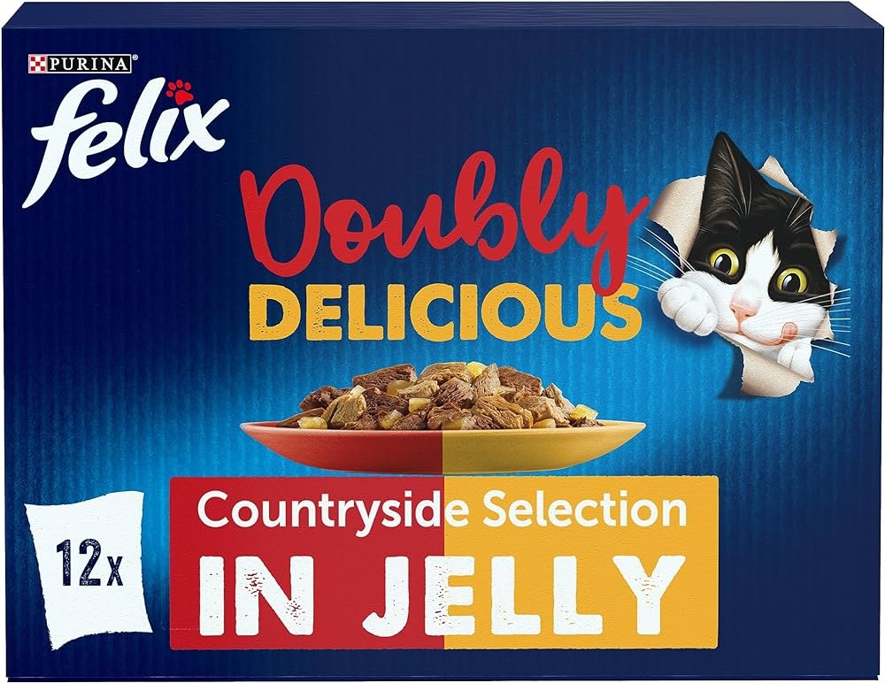 [124794] Felix Doubly Delicious Mixed Jelly Cat 12x100g