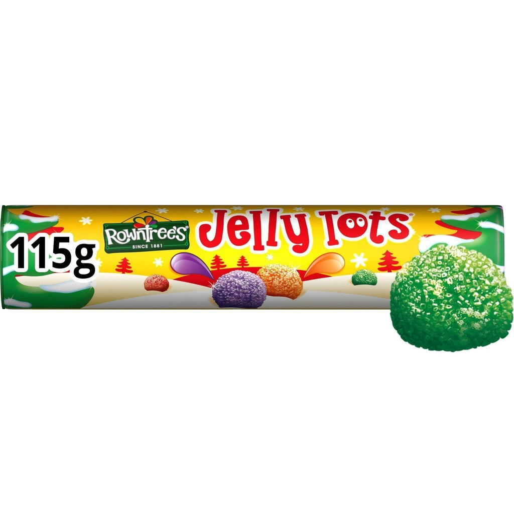 [7190] Rowntrees Jelly Tots Sweets Giant Tube 115g