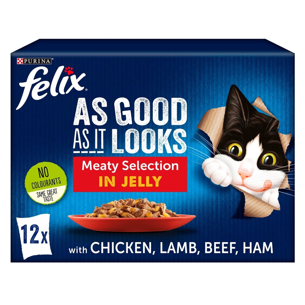 [124792] Felix As Good As It Looks Meaty Selection in Jelly 12x100g