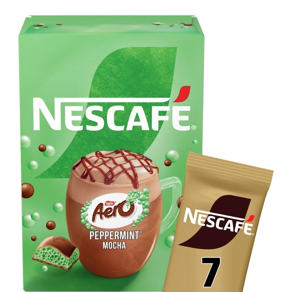 [44276] Nescafe Gold Mocha Aero Peppermint Sachet 7pk