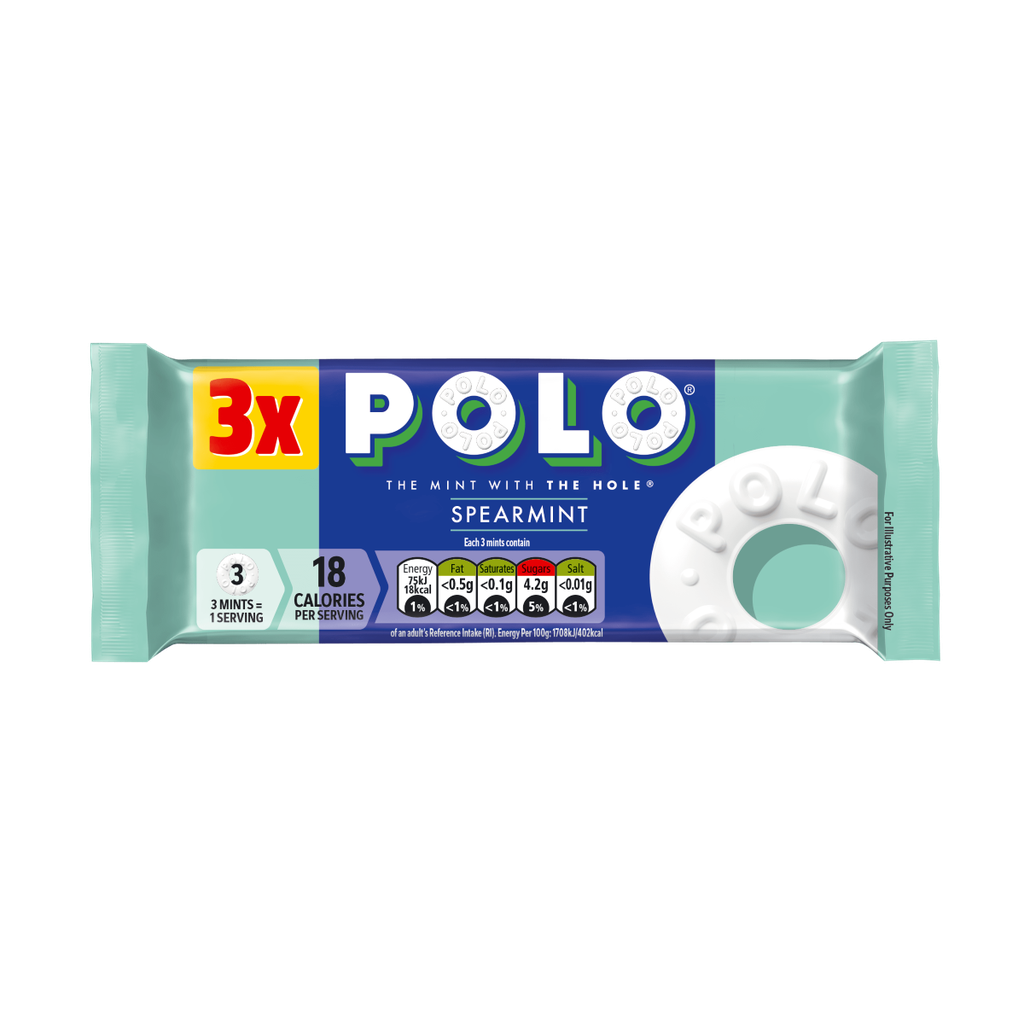 Polo Spearmint Multipack 3 Pack 102g