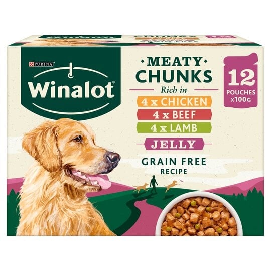 [124779] Winalot Pouch Meaty Chunks in Jelly 12x100g