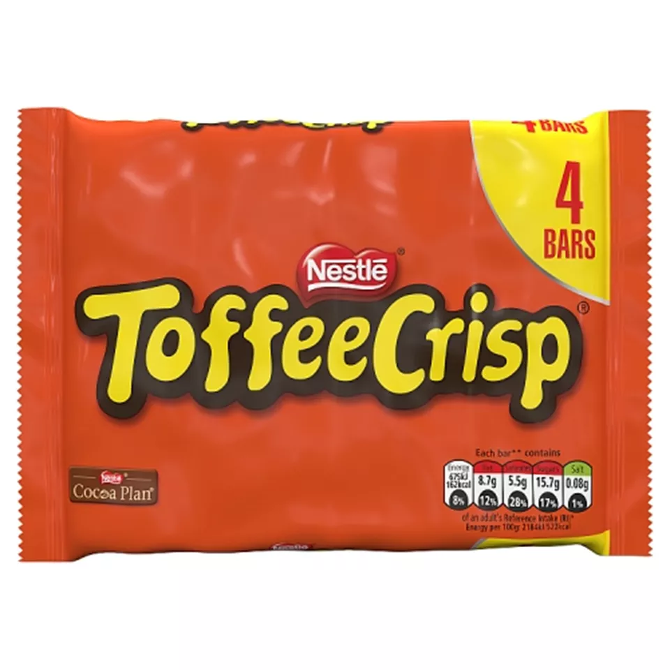 Toffee Crisp Bar Multipack 31g 4 Pack