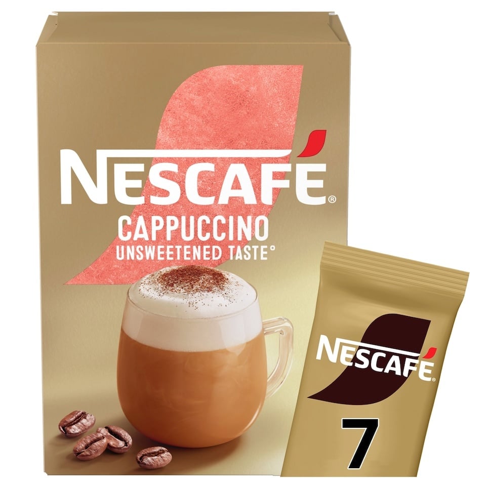 Nescafe Gold Cappuccino Unsweetened 7 Sachets
