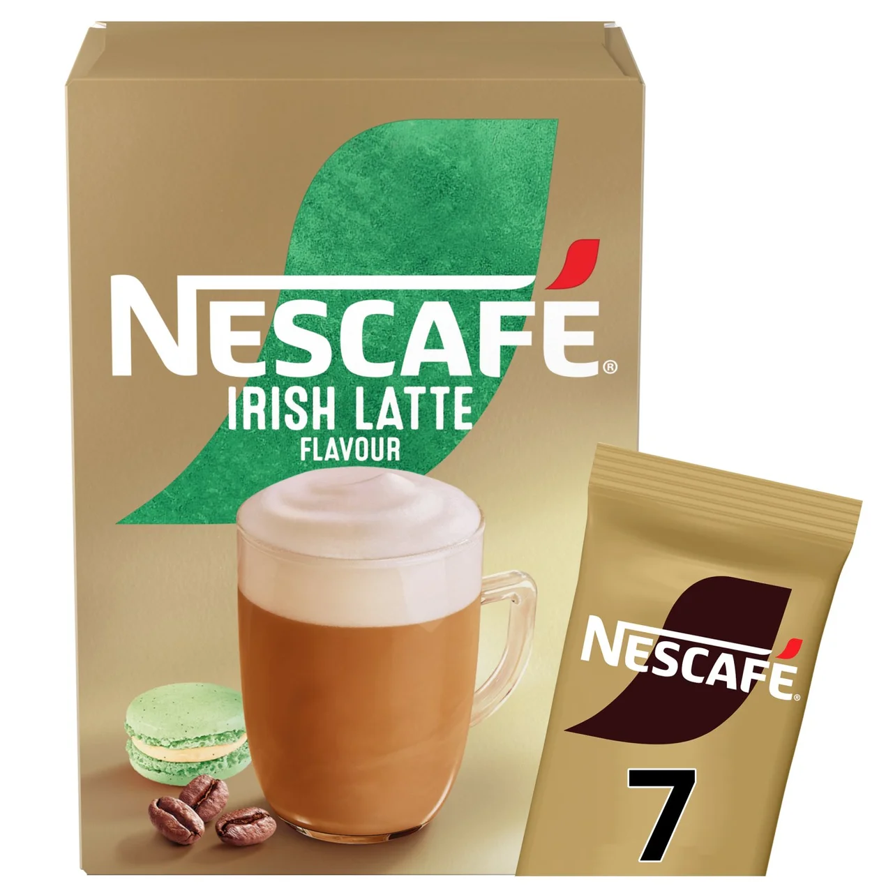 [46836] Nescafe Irish Latte Instant Coffee 7 Sachets