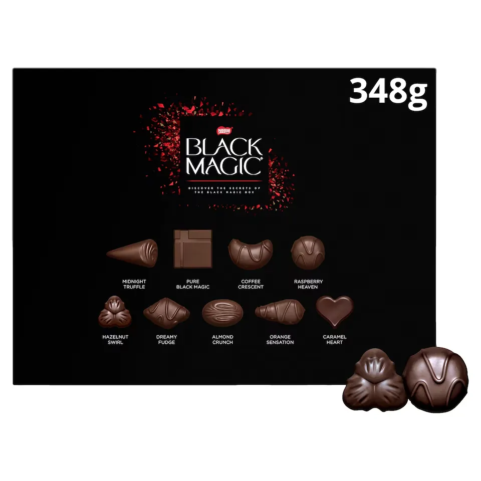 [80927] Black Magic Dark Chocolate Box 348g