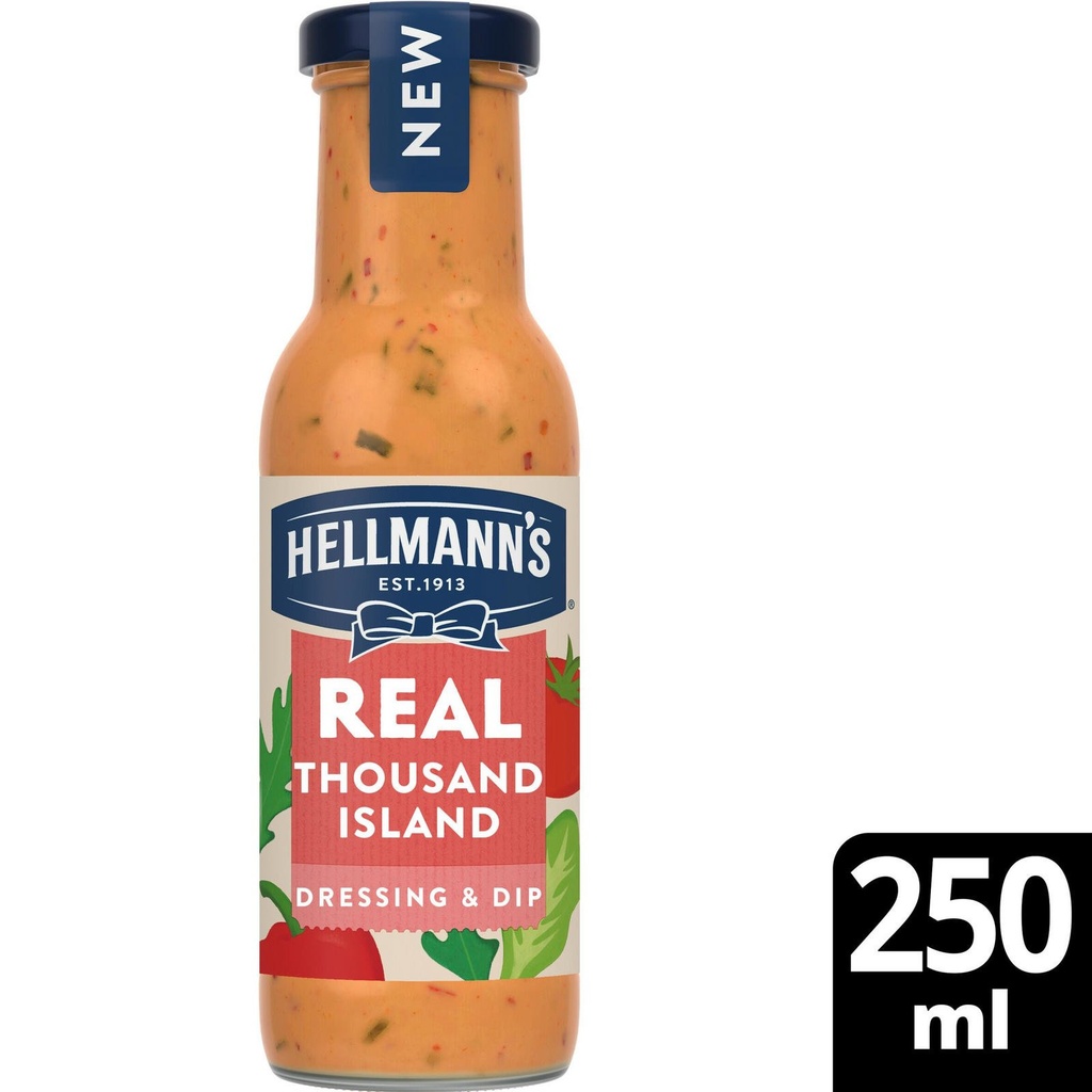 [118281] Hellmanns Thousand Island Salad Dressing & Dip 250ml