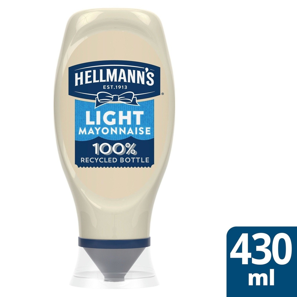 [8613] Hellmanns Light Mayonnaise Squeezy 430ml