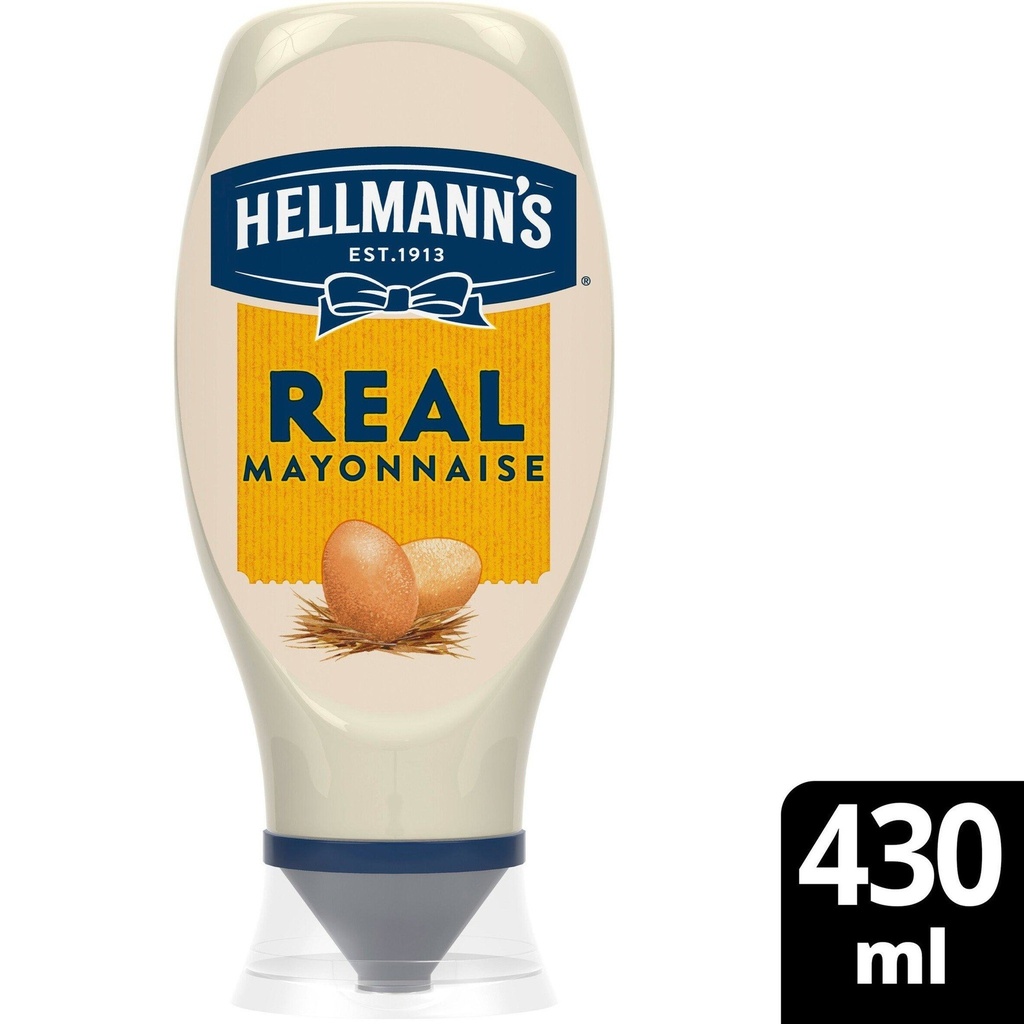 [8614] Hellmanns Mayonnaise Squeezy 430ml