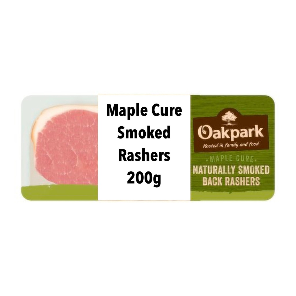 Oakpark Maple Naturally Smoked Bacon 200g