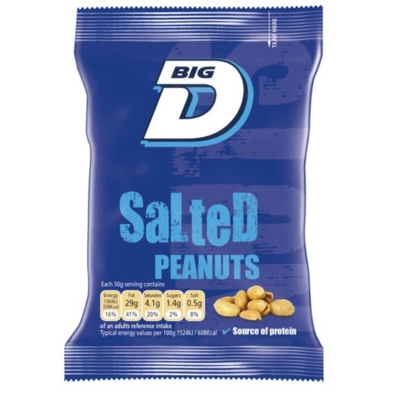 Big D Salted Peanuts 200g