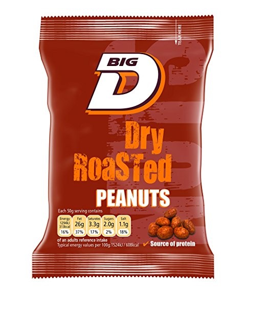 Big D Dry Roasted Peanuts 200g
