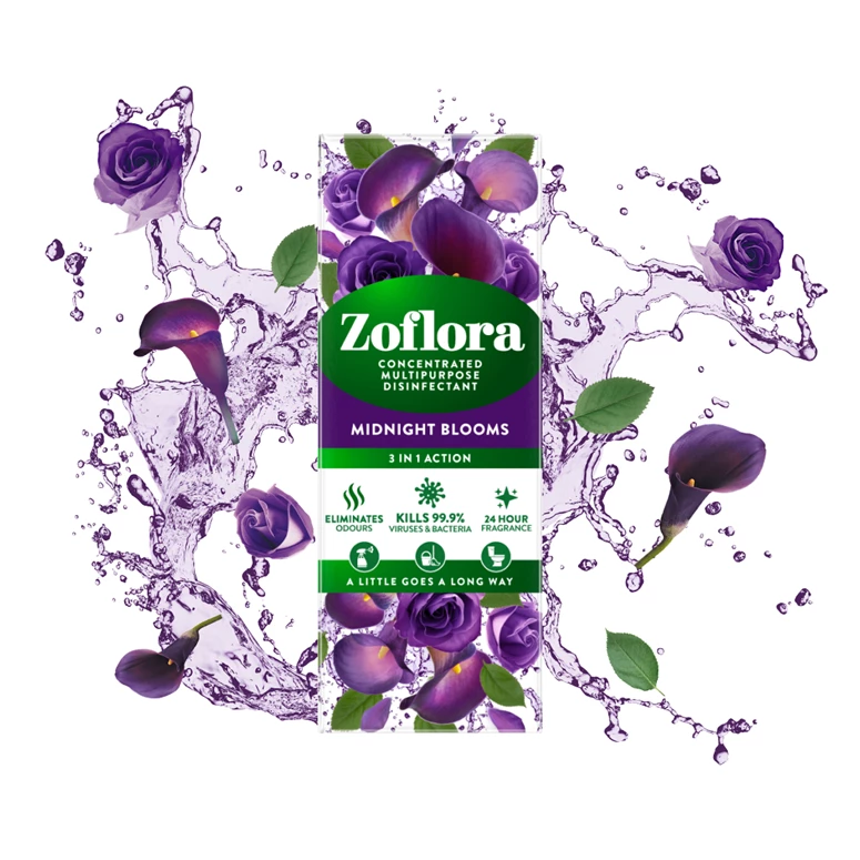 [106865] Zoflora Disinfectant 120ml Midnight Blooms