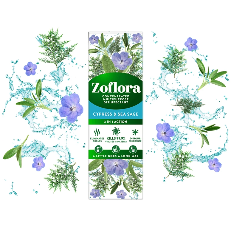 [106865] Zoflora Disinfectant 120ml Cypress & Sea Sage