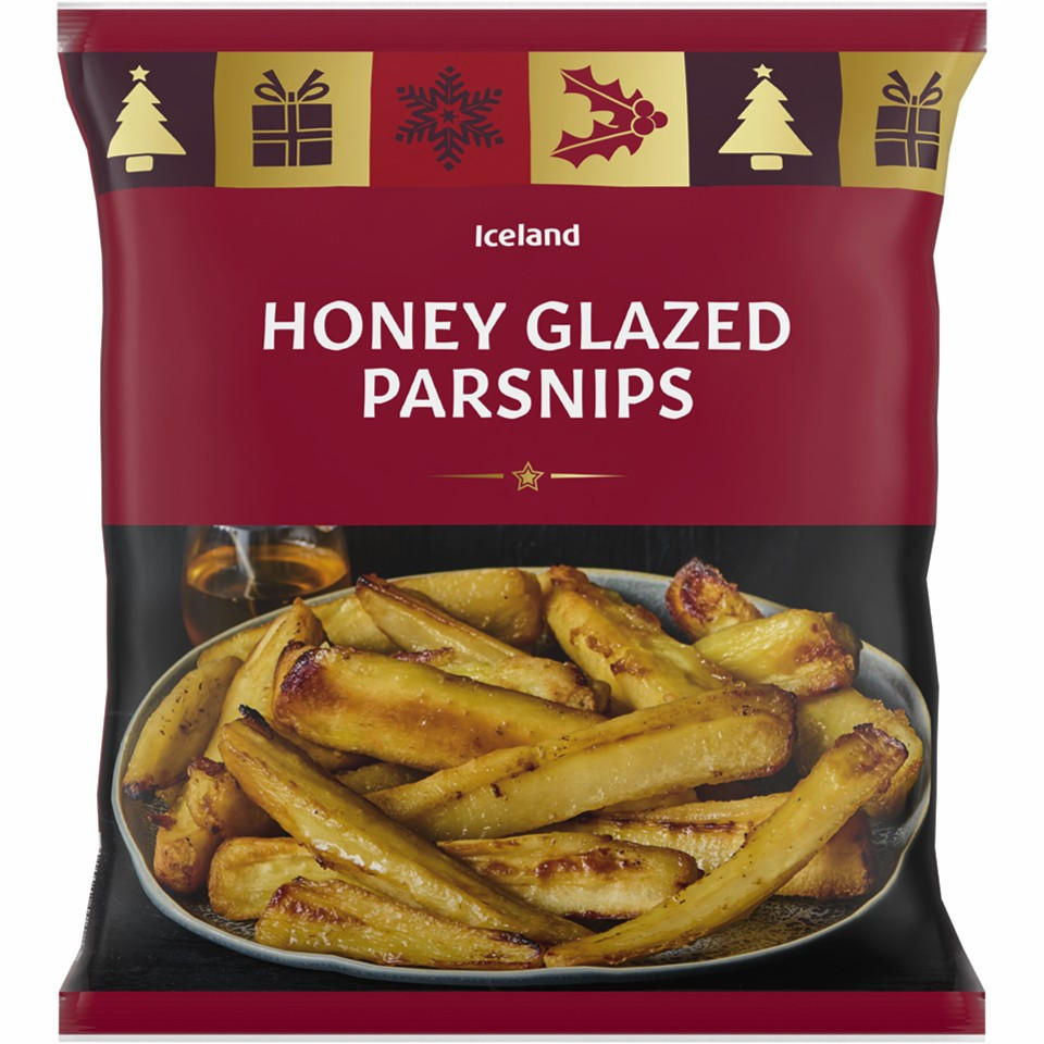 [44708] Iceland Honey Glazed Parsnips 750g