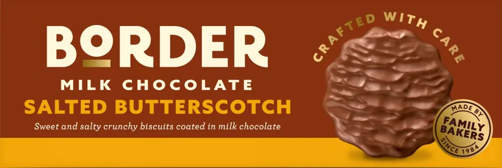 Border Milk Chocolate Salted Butterscotch 150g
